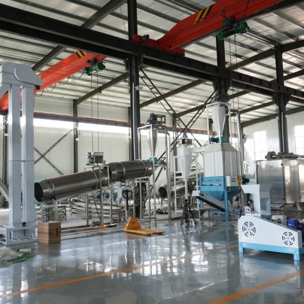 New Twin-screw Stainless Steel Pet Dog & Cat Food Extruder Machine for Fish & Bird Feed 250-6000KG/H Capacity