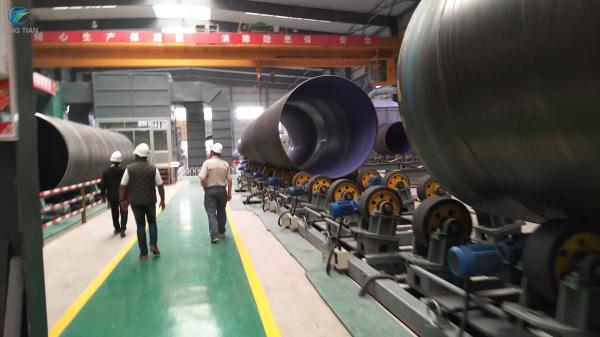 380V Steel Tube Making Machine for 1500mm Spiral Pipe