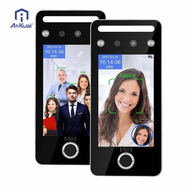 TCP/IP WiFi Cloud Access Control System Multi-Person Face Recognition Biometric Time Attendance Night Vision 5000/10000