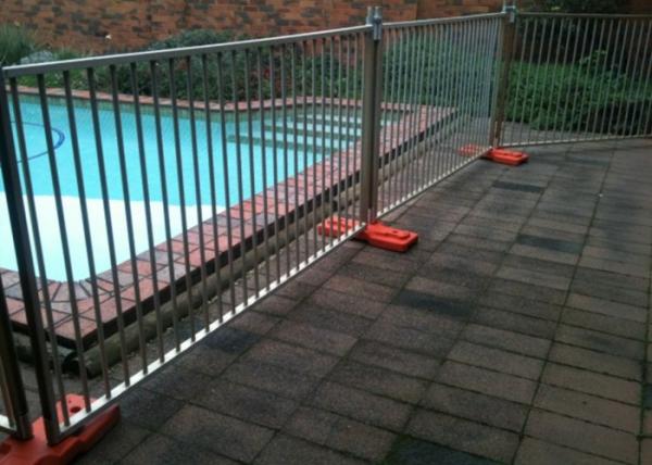 Portable Security Temporary Construction Fence 5.0mm Dia For Swimming Pool