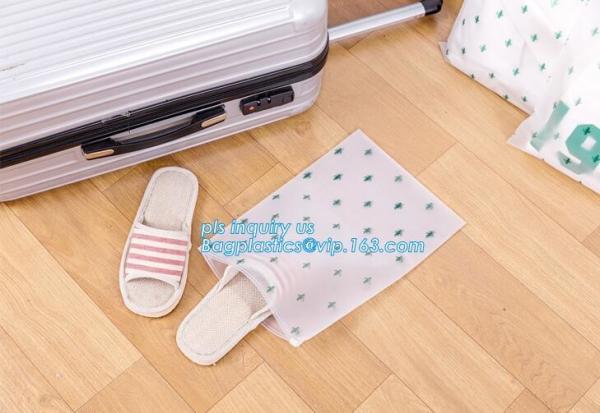 Slider Lock Zipper One Side Clear Plastic Bags Suppier For Underwear, Natural Coex PP Grape reclosable slider bag, pet z