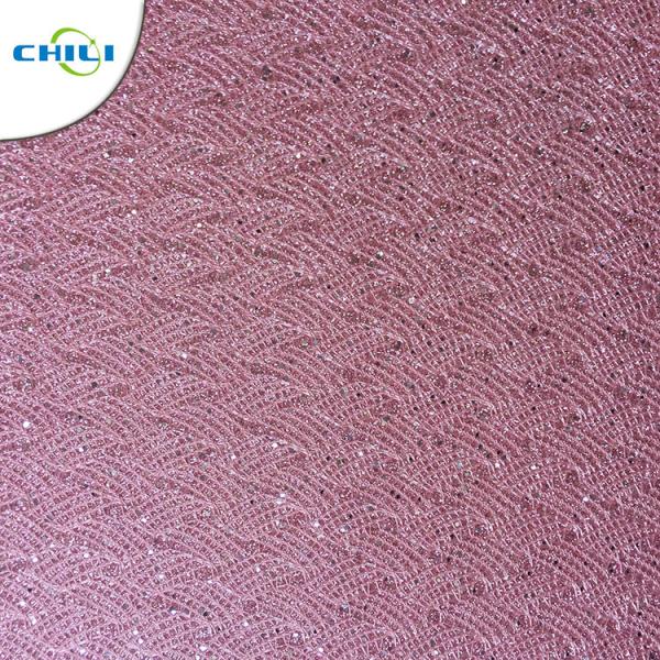 New Design Shining Pu Glitter Fabric For shoes And Bags