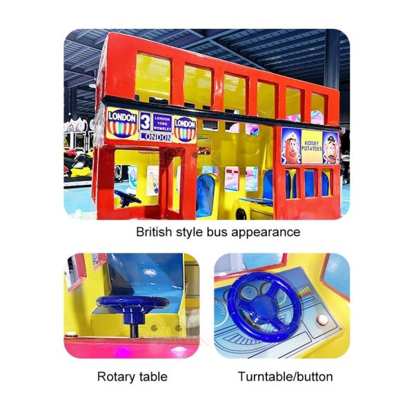 London Bus Kiddy Car Electronic Kids Ride Video Game Machine
