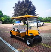 Impressão de logotipo personalizado Carrinho de golfe de 4 lugares 60 volts Carrinho de golfe elétrico alimentado por bateria