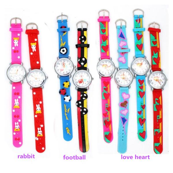 Multipattern Quartz Kids Watch 14mm Thickness OEM Available
