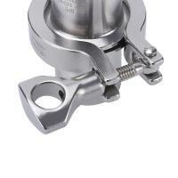 Conector de instalação de tubos SS316L 1.5 polegadas Instalação rápida BPE Tri Clamp Ferrule Pipe Fitting