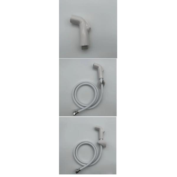 Sustainable White Handheld Toilet Kit Bidet Modern Solution For Bathroom Hygiene