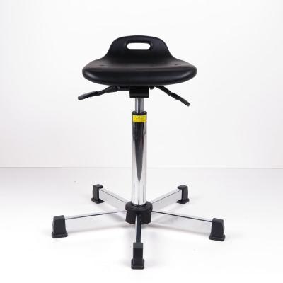 Anti Static PU Foam ESD Cleanroom Chairs 5 Star Fixed Glides Bar Stool