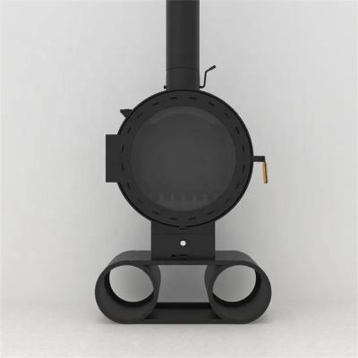 Wood Burning Stove Suspended Modern Wall Mounted Fireplace For Living Room