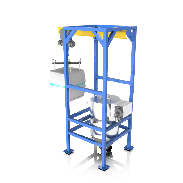 Automatic Big Bag Emptying Station Customized For Powder / Granule Processing