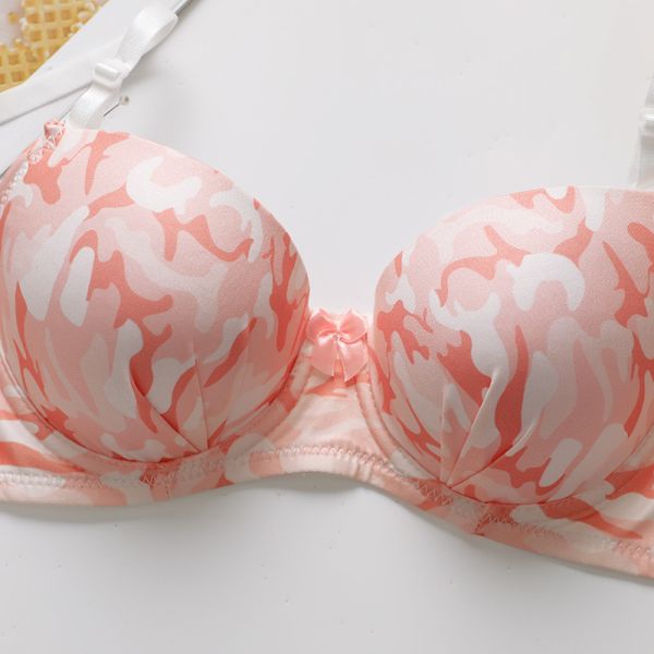 Women Underwear Lingerie Set High Quality Hot Selling Printing Underwire Panty and Bra Set for Ladies