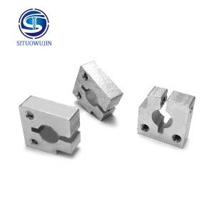 M3 Aluminum Alloy CNC Hardware Parts Square Positioning Block Precision Machining