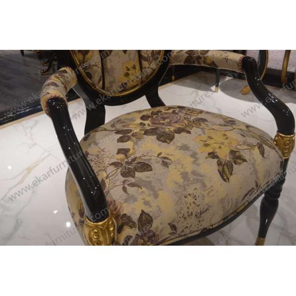 2016 Alibaba Hot sale oval back genuine leather dining chair  TV-008