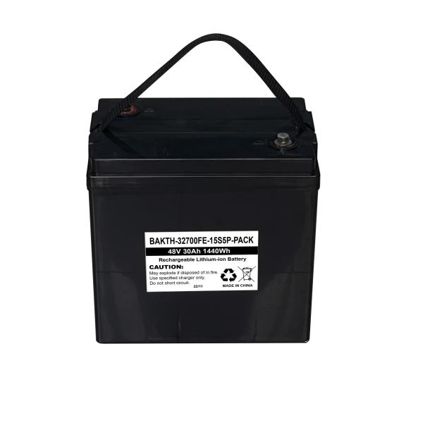 Energy Storage Use LiFePO4 Battery 32700FE-15S5P 48v 30ah LiPO4 Lithium Ion Battery Pack for E Rickshaw