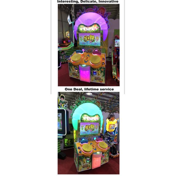 Kids Play Machine Puzzle Game Coin Operated Happy Babe Drummer Electronic Music Game Machine