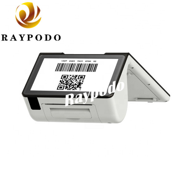 Dual Screen Personal Digital Assistant 7'' POS Terminal With NFC Thermal Receipt Printer