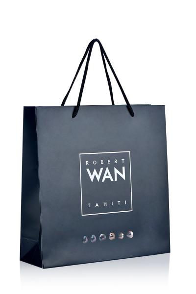 Matte Lamination Branded Paper Bags Printing , ODM custom boutique shopping bags FSC