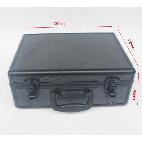 ABS Shinny Black Aluminum Camera Case , Professional Aluminum Camera Carrying Case