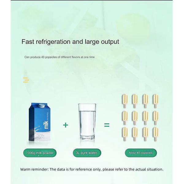Water-Based Popsicle Machine with Stable Performance and Energy-Saving Design