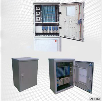 Установленный стеной на открытом воздухе крест волокна коробки распределения оптический соединяет шкафы