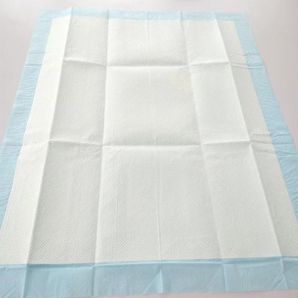 Un dispositif médical sous-plaquette 60 X 90 Dignité feuille d'incontinence Lit absorbant sous-plaquette