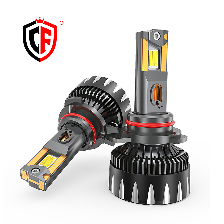 200W Ultra Bright Car LED Headlight With 8 Copper Tubes High Low Beam 18000LM IP67
