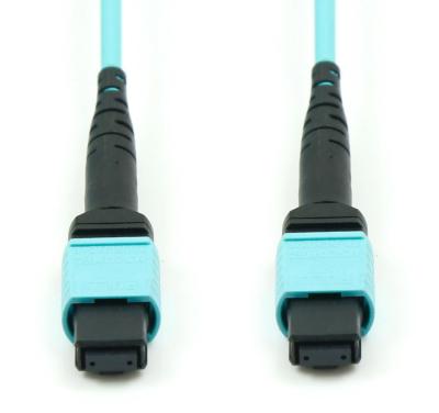 Data Center Solution MTP MPO Cable OM3 Fiber Optic Patch Cord For FTTX
