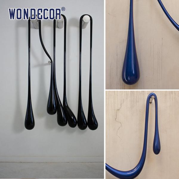 Садовые капли воды из нержавеющей стали Современная скульптура Декорация стен