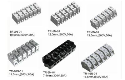 PA66 a isolação 600V 30A alimenta através do passo 12.00mm do bloco de terminais