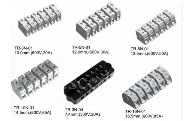 Alimentação 50A terminal de cobre através do passo 13.5mm do conector 2-16 Polos