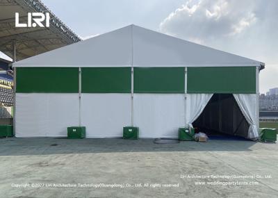 Big Aluminum Event Tent With Green And White PVC For Basketball Sport Field