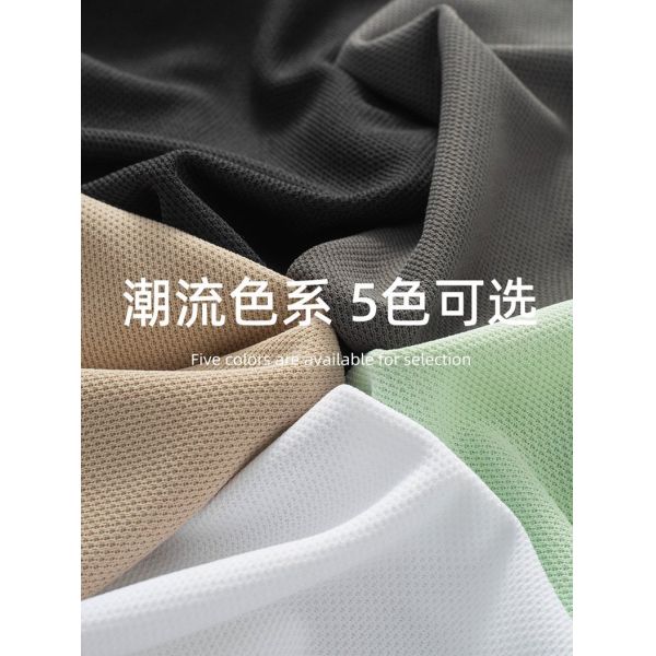 2198 Summer Hot Item 200g 100% Polyester Fiber Men's Cotton Comfortable Polo Shirt