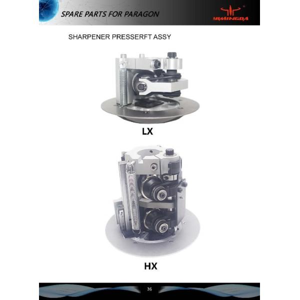 Automatic Grade Sharpener Assembly Presser Foot For Paragon HX VX Cutter With Stainless Steel