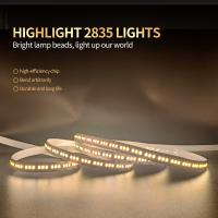 a tira flexível clara do diodo emissor de luz 12/24V 2835 120 para o luminoso da tevê iluminou a decoração dos sinais