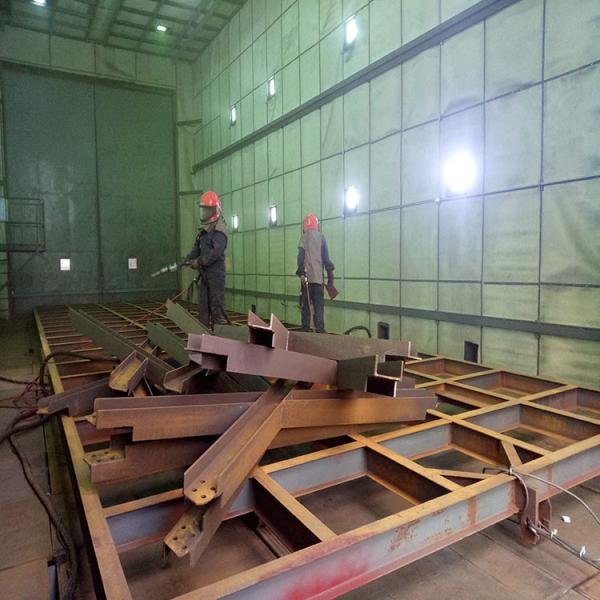 Rust Removal Sandblasting Booths Equipment Painting Room Environmental Protection