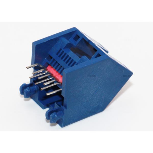 Незаслоненный 45 цвет разъем-розетки 8П8К ТХТ степени РДЖ45 голубой для телекоммуникационного оборудования