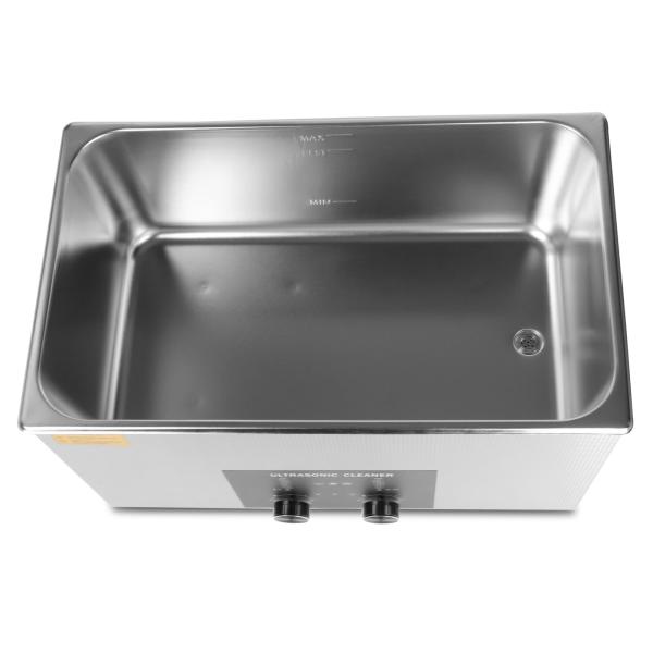 Professional Ultrasonic Cleaner 22L 480W for Jewelry Glasses Chains Watches with Encoded Timer Heater Basket Multi-Application