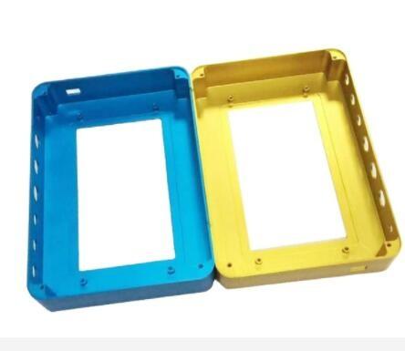 Microwave ADC6 Aluminum Alloy Parts Plating CNC Milling Precision Parts 150*40*140mm