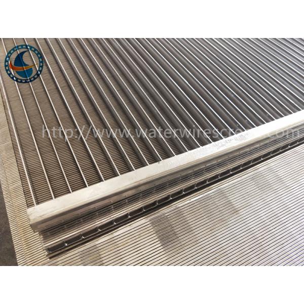 L500mm Stainless Steel Wedge Wire Screen Panels For Coal Washing Equipment