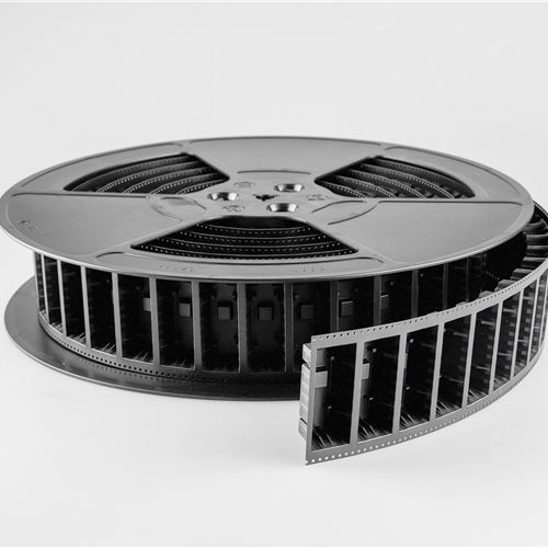 8-88MM Wide PS / PC Material Electronic Component Carrier Tape Mounting Anti Static