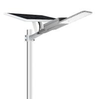 60w réverbères actionnés solaires de l'induction LED 6000 lumens avec le panneau