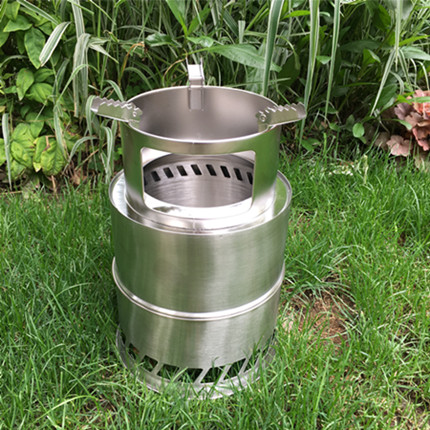 Portable Smokeless Fire Stove 11 Inch 3 Hour Bonfire Outdoor Pit Folding