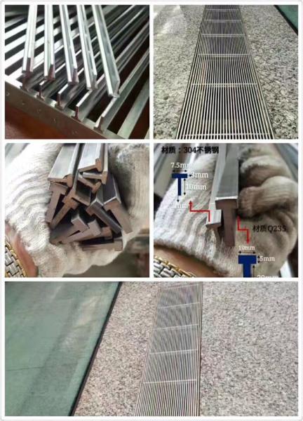 High Quality Hot Dip Stainless Steel Grating Ditch Cover Drainage Ditch Cover From Foshan Factory Price