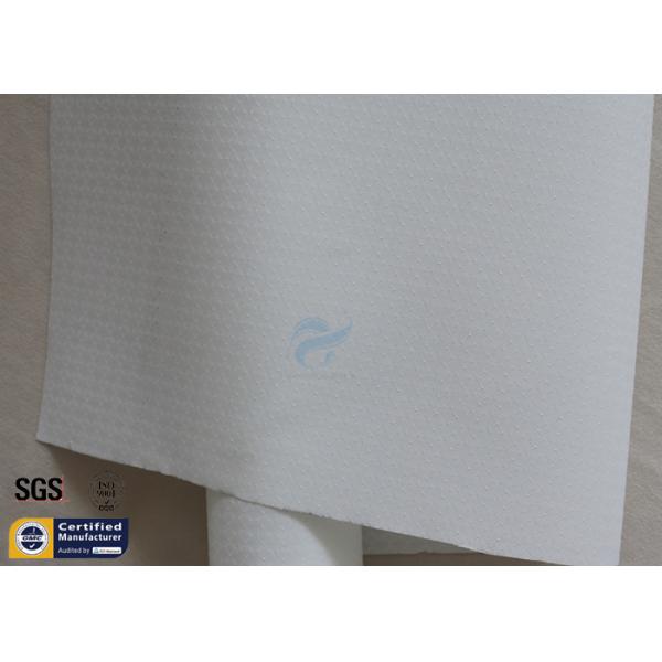White Silicone Fiberglass Fabric Hot Ashes Protection BBQ Apron 260℃ 0.3MM