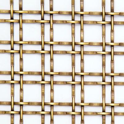 Vertical Line Aperture Pattern Decorative Metal Mesh