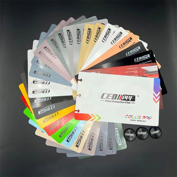 Зелёный цвет TPU PPF двойной слой скретч 7.5mil 60 дюймовой автомобильной краски пленки
