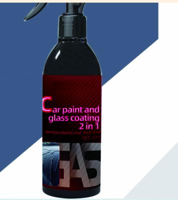 car detailing products 300ml car paint & glass coating 2 in 1 nano polish maintenance coating glass polish coating