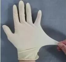 High Tensile Strength Disposable Latex Examination Gloves