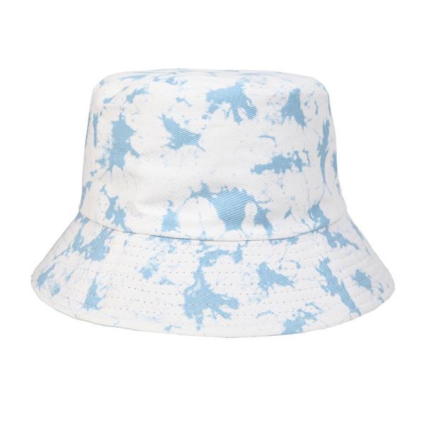 Printed Tie Dye Graffiti Sunscreen Double-Sided Wear Bucket Hat for women and men