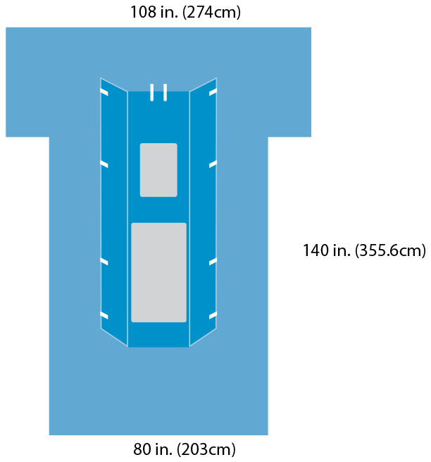 SBPP+PE SMS SMMS SMMMS SMF сердечнососудистые задрапировывают с мешками 20gsm - 60gsm